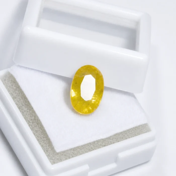 Natural Yellow Sapphire (Pukhraj) – 4.63 cts