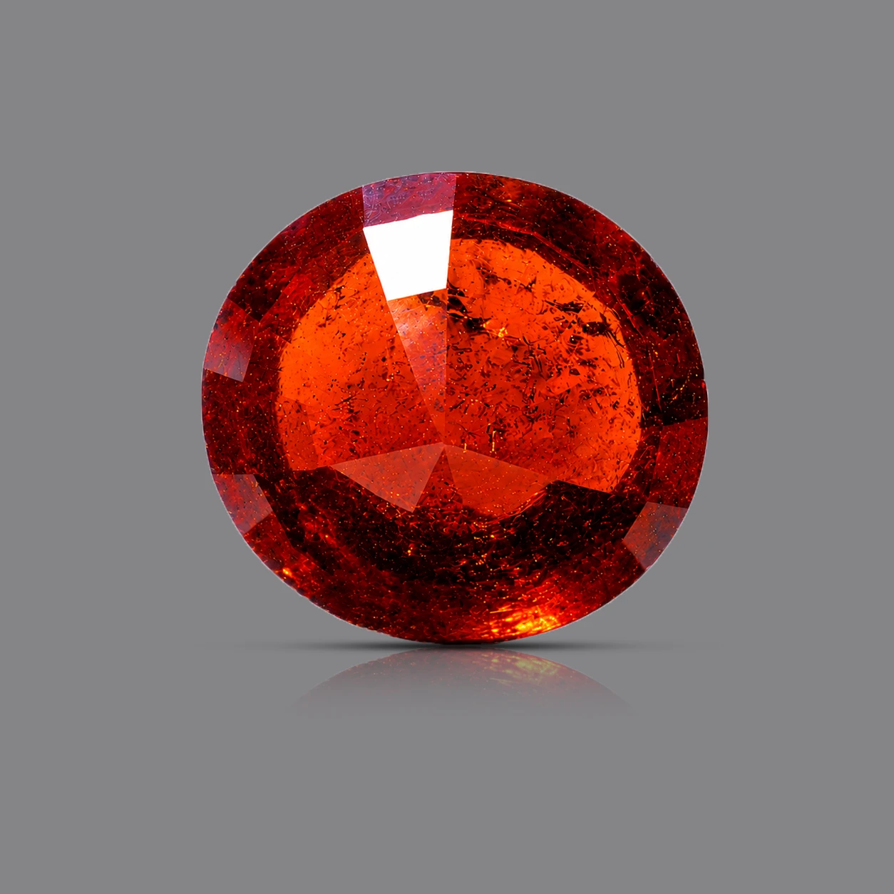 Natural Garnet Stone 12.55 ct backside