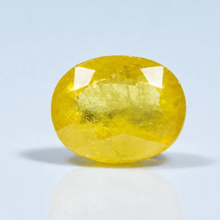 Natural Yellow Sapphire (Pukhraj) – 5.03 cts