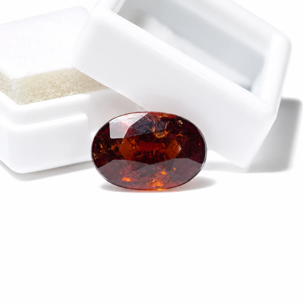 Natural Hessonite Garnet (Gomed)- 8.80 carat - Image 2