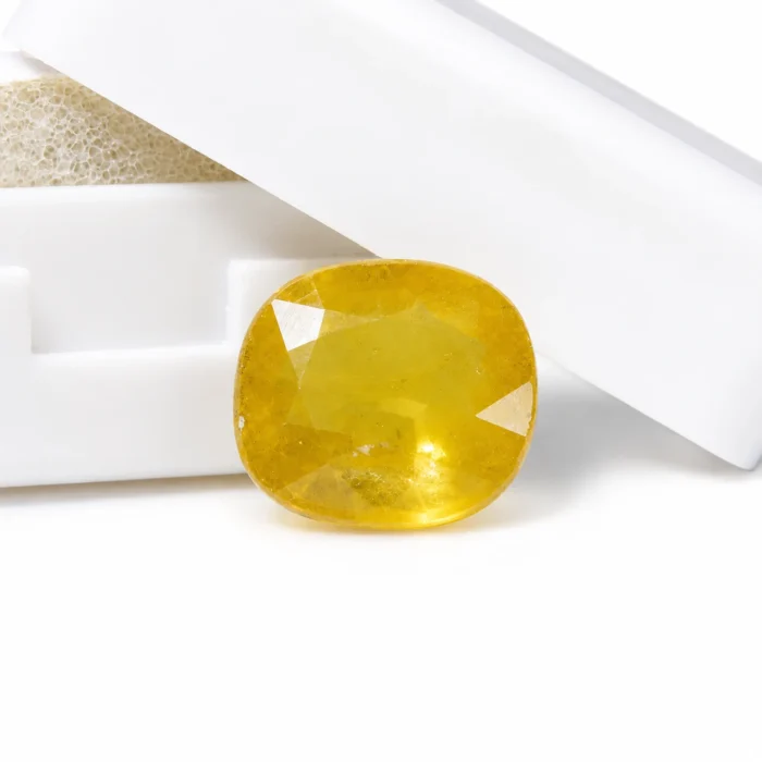 Natural Yellow Sapphire (Pukhraj) – 4.45 carat