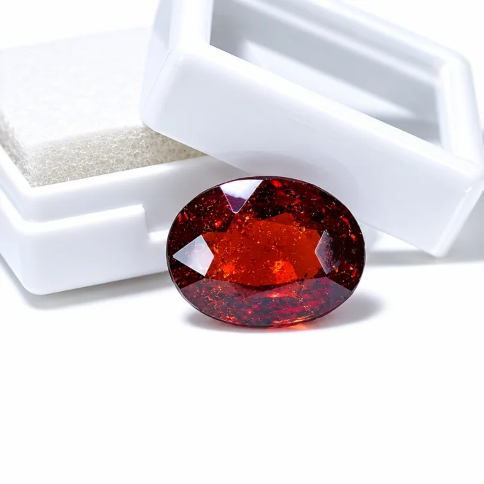 Natural Hessonite Garnet (Gomed)- 8.55 ct