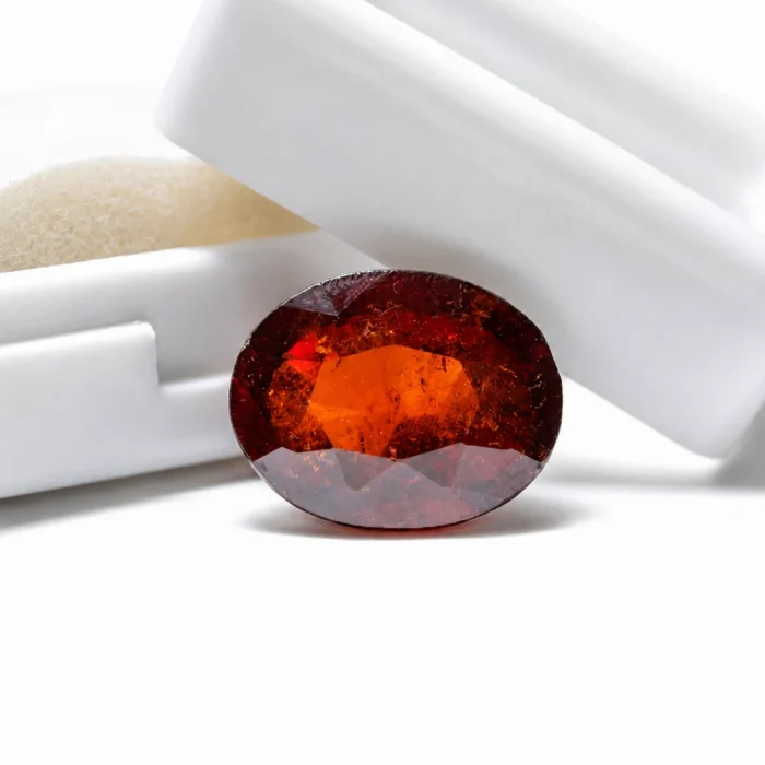 Natural Hessonite Garnet (Gomed)- 8.00 carat