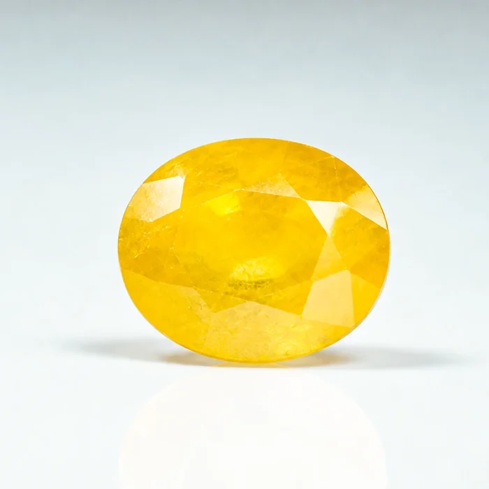 Natural Yellow Sapphire (Pukhraj) – 4.60 cts