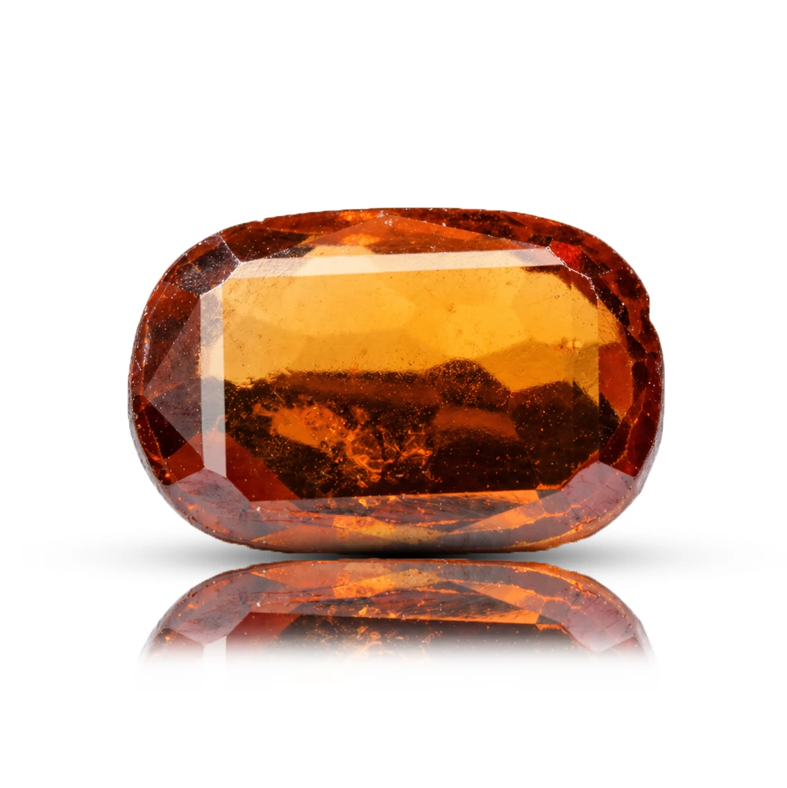 natural hessonite garnet 6.96 cts