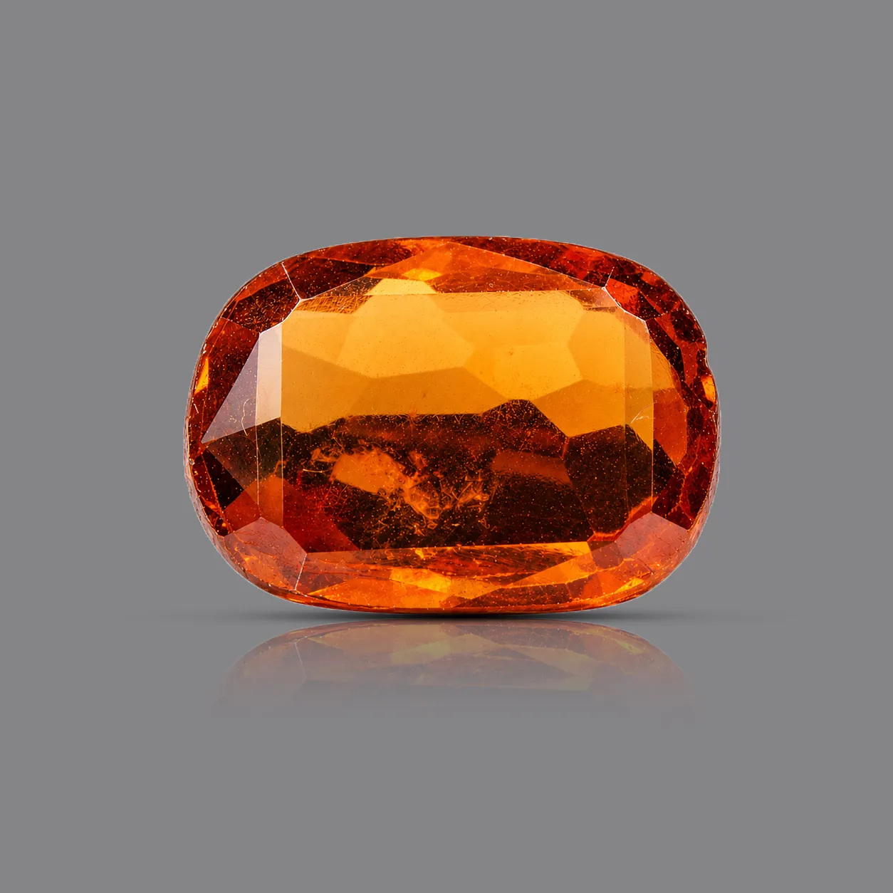 natural hessonite garnet 6.96 cts