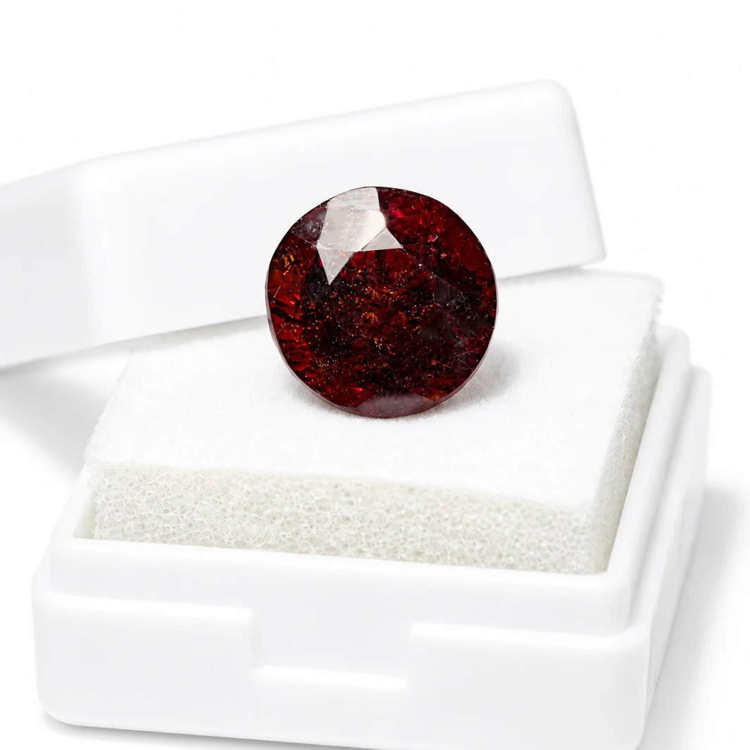 Garnet (Gomed) gemstone 9.60 ct secondary