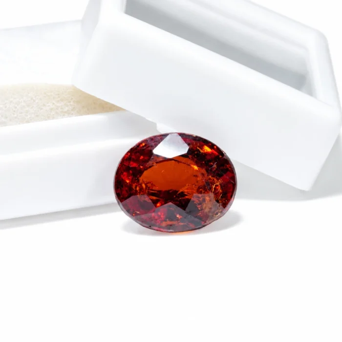 Natural Hessonite Garnet (Gomed) – 6.55 carat