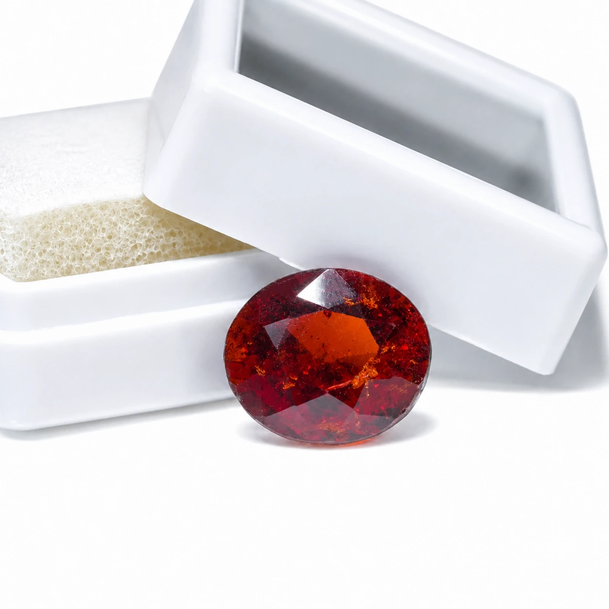 6.55 ct Garnet (Gomed) gemstone SECONDARY
