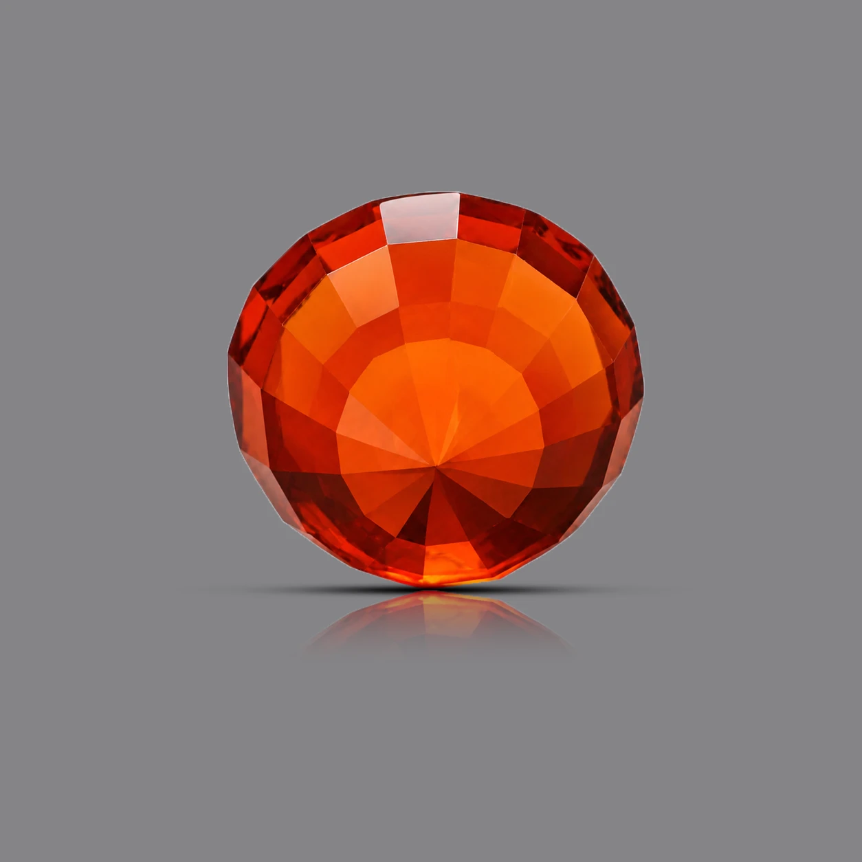 7.20 ct Natural Hessonite Garnet backside