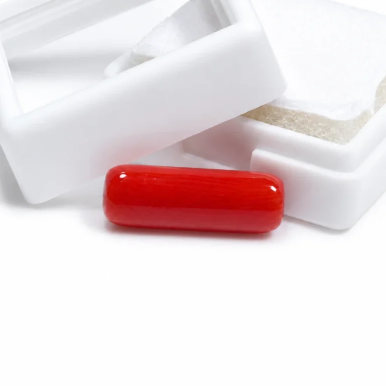 7.22 ct red coral gemstone secondary