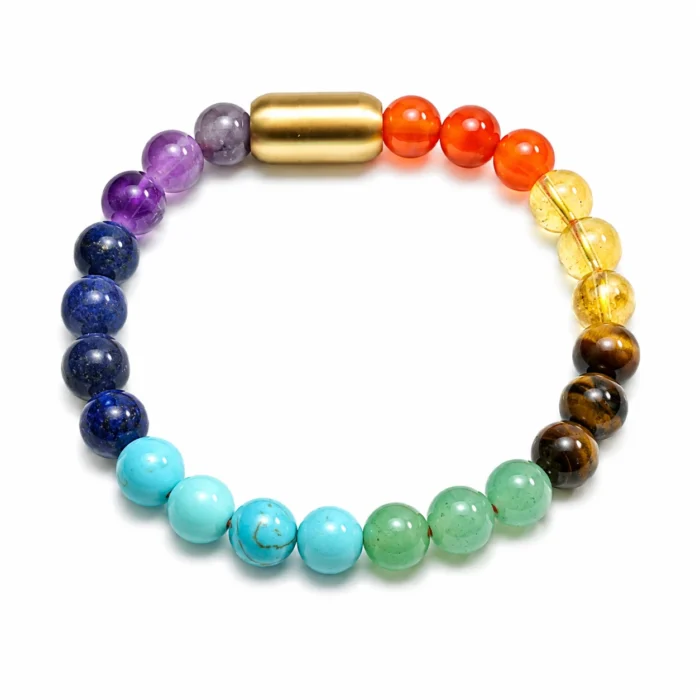7 Chakra Money Magnet Bracelet for Wealth, Luck & Positive Energy | Gemsagar