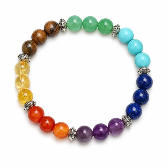 Original 7 Chakra Bracelet for Men & Women | Natural Healing Stones