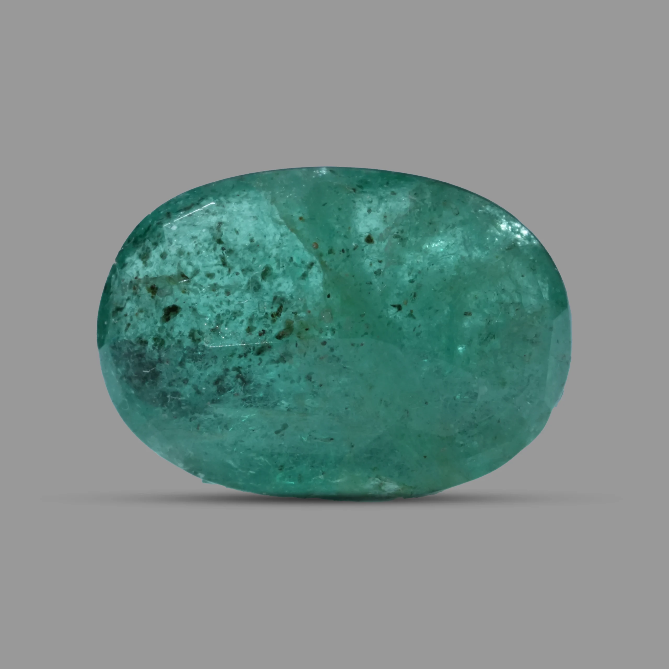 Green Emerald (Panna) 6.00 Ct backside