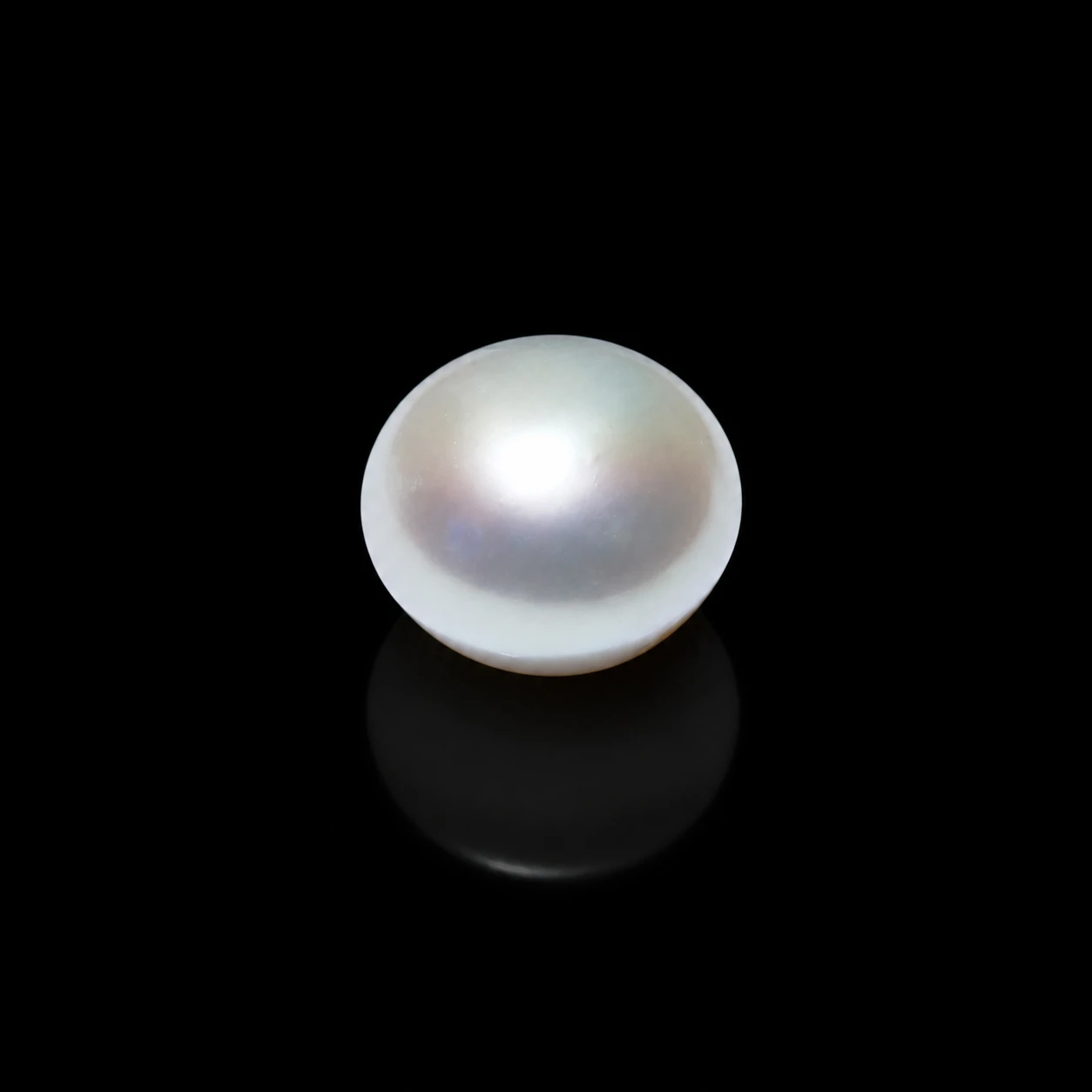 9.95 ct Certified Hyderabadi Pearl (Moti) black background