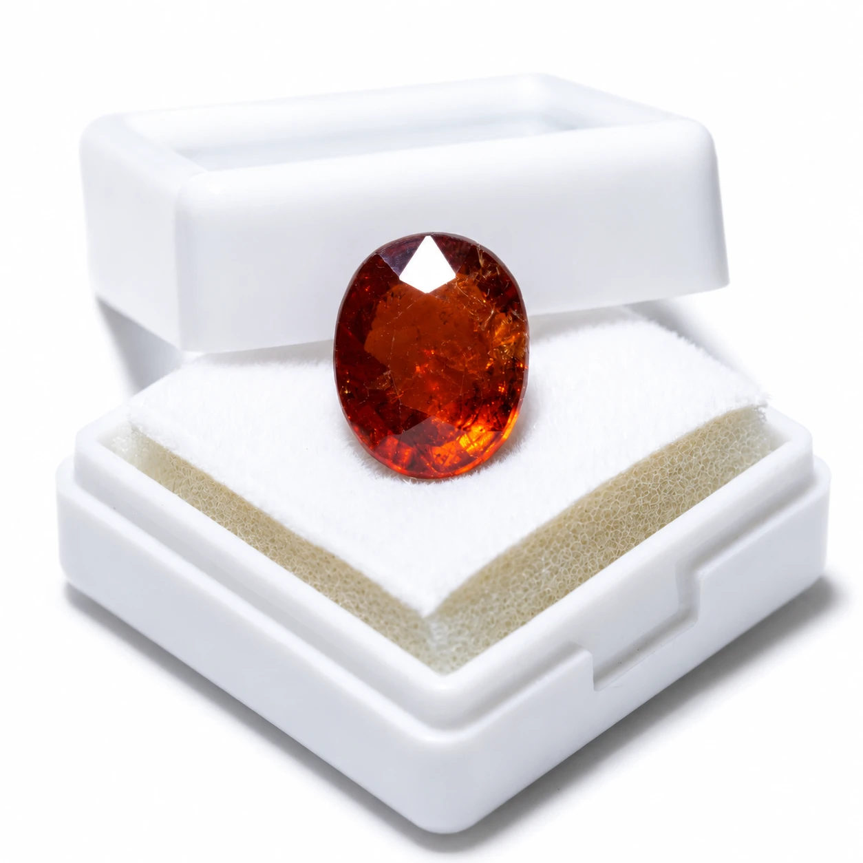 Natural Hessonite Garnet (Gomed) 6.00 ct secondary