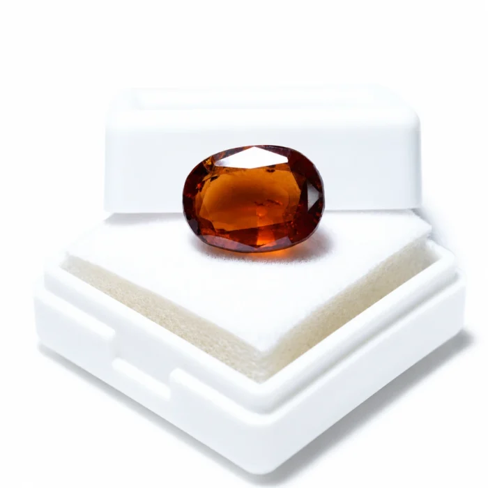 Natural Hessonite Garnet (Gomed) – 7.78 carat