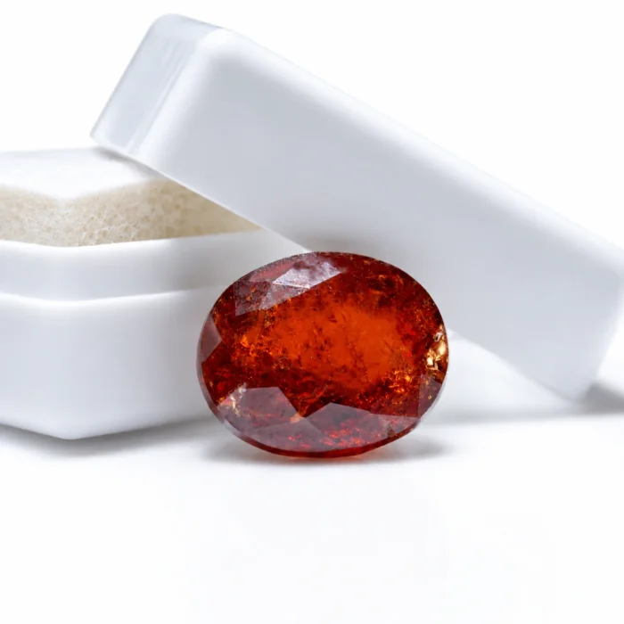 Natural Hessonite Garnet (Gomed) – 9.58 carat