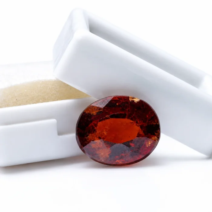 Natural Hessonite Garnet (Gomed) – 9.70 carat