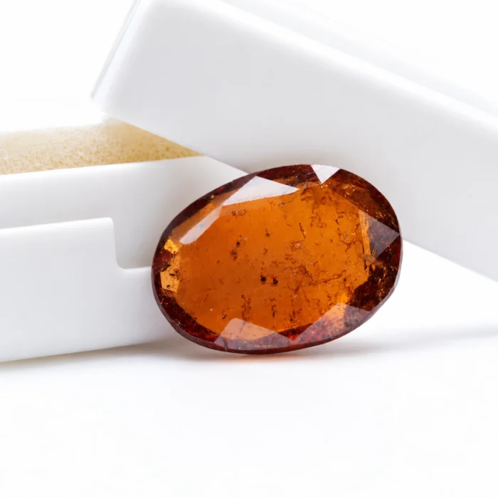 Natural Hessonite Garnet (Gomed) – 9.58 carat