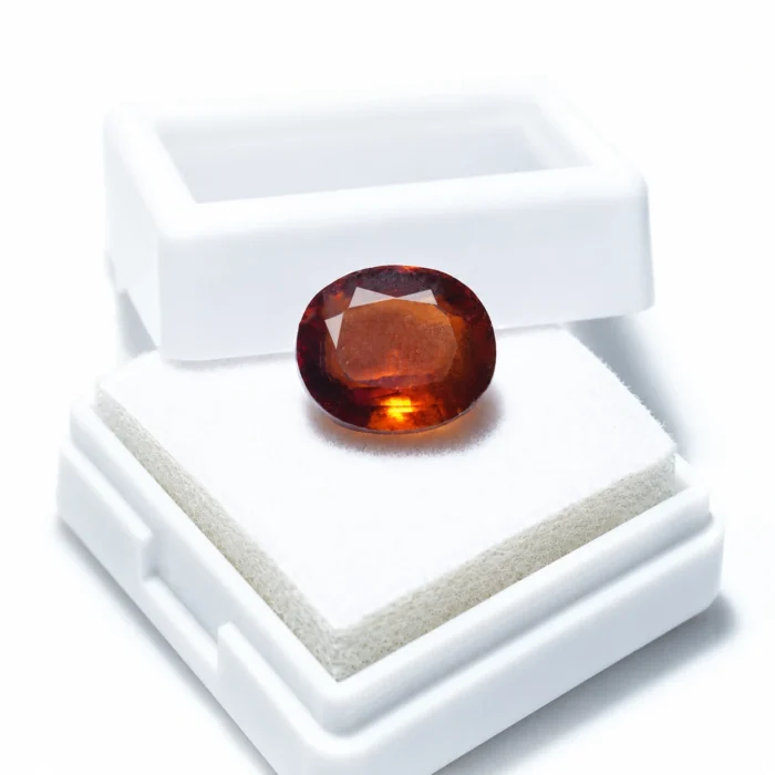 Natural Hessonite Garnet (Gomed) – 7.23 carat