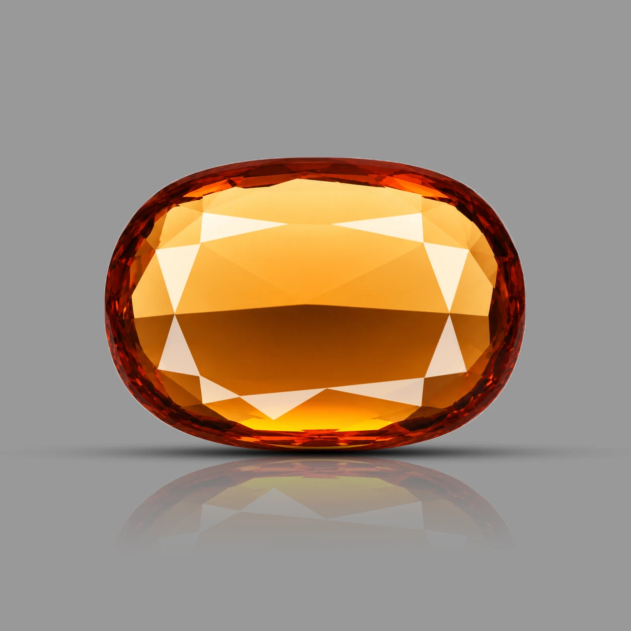 Hessonite Garnet (Gomed) Gemstone 7.26 Carat
