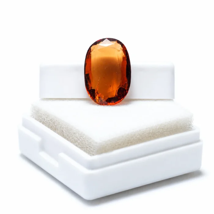 Natural Hessonite Garnet (Gomed) – 7.26 Ct