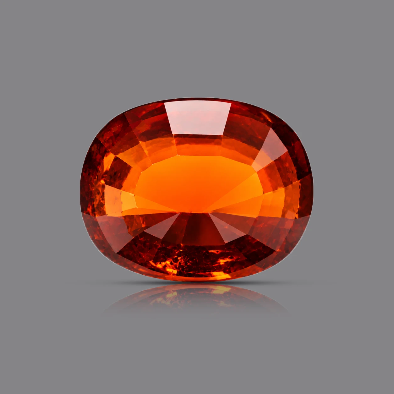 Natural Hessonite Garnet (Gomed) backside