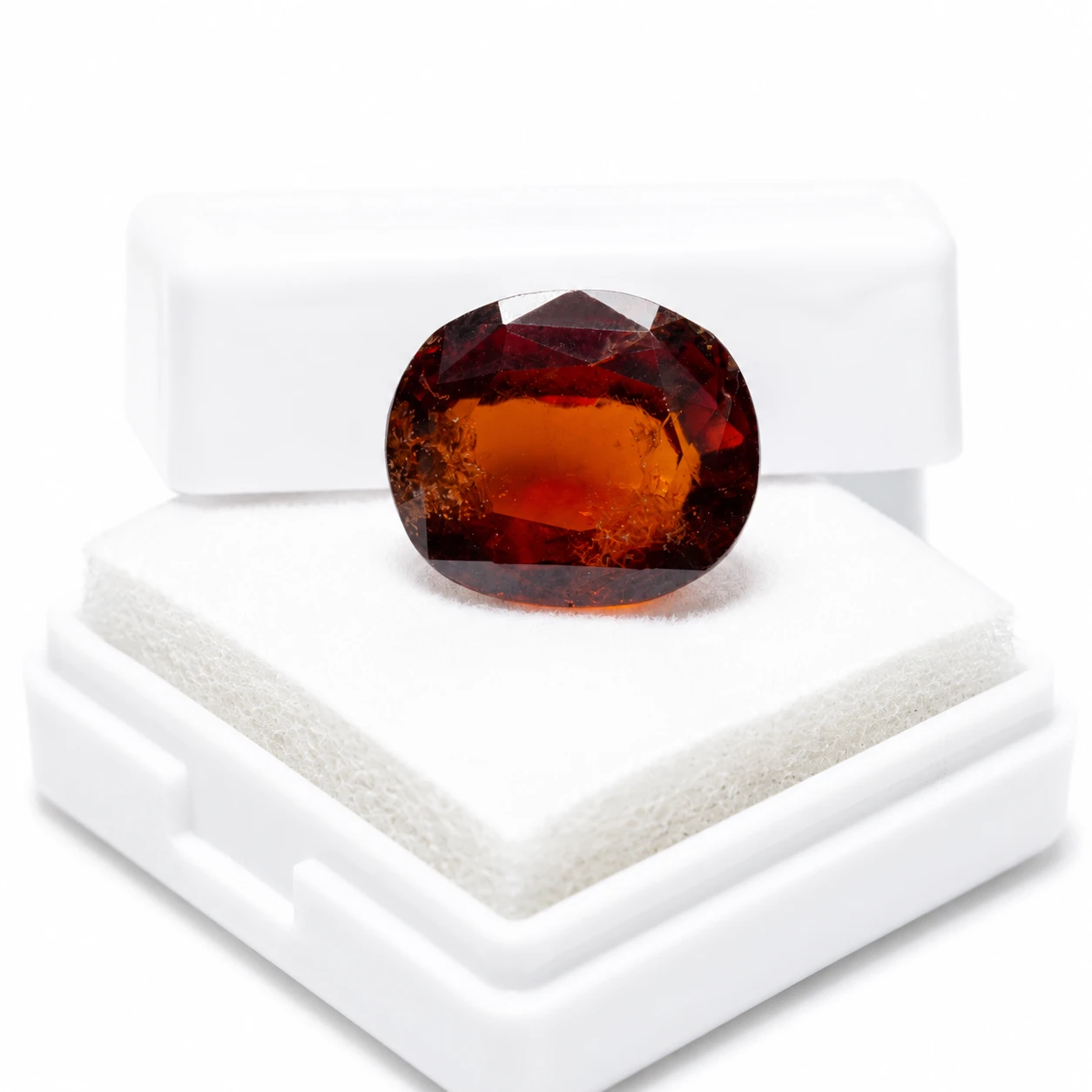 Natural Hessonite Garnet (Gomed) Secondary