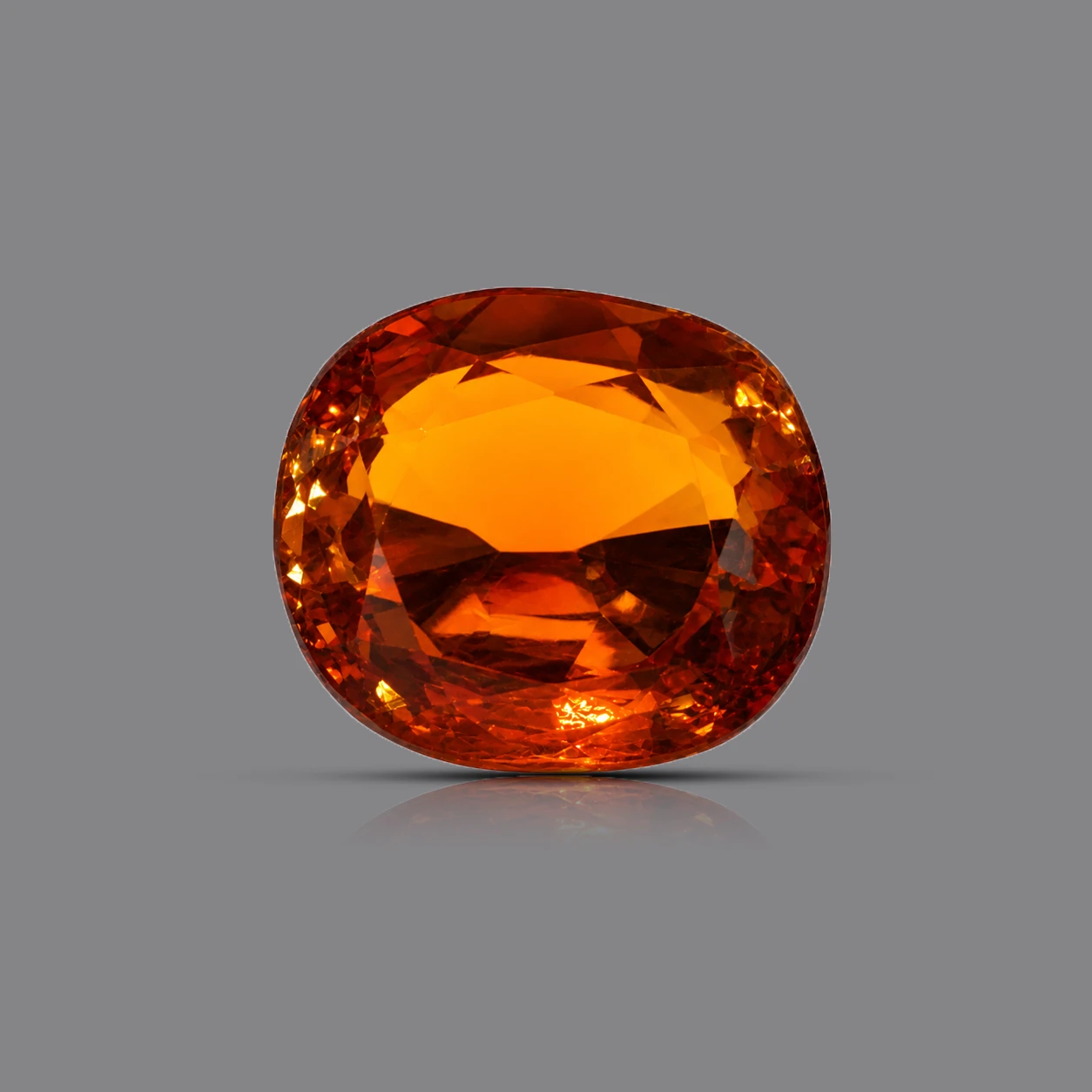 6.74 Carat Natural Hessonite Garnet