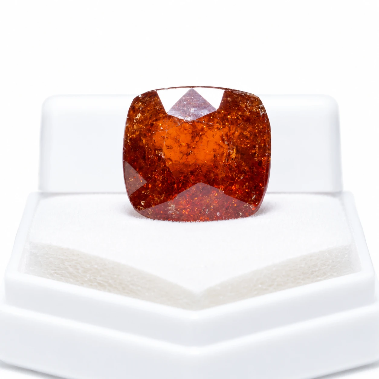 Natural Hessonite Garnet (Gomed) 8.09 ct secondary