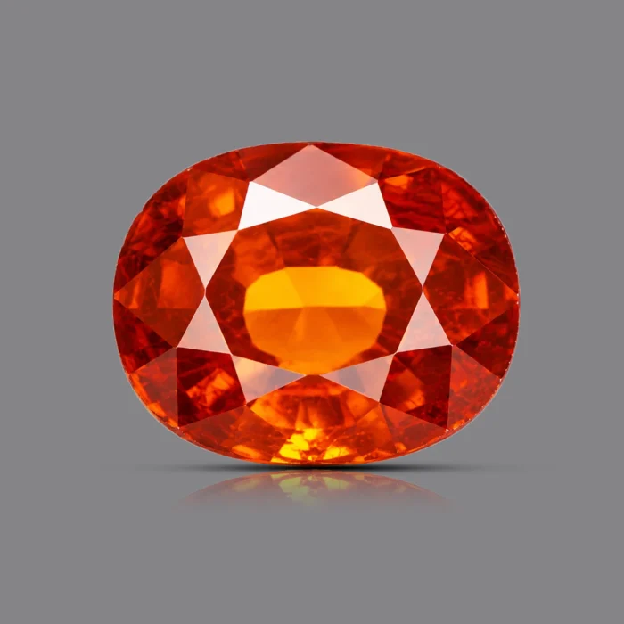 Natural Hessonite Garnet (Gomed) – 6.41 carat
