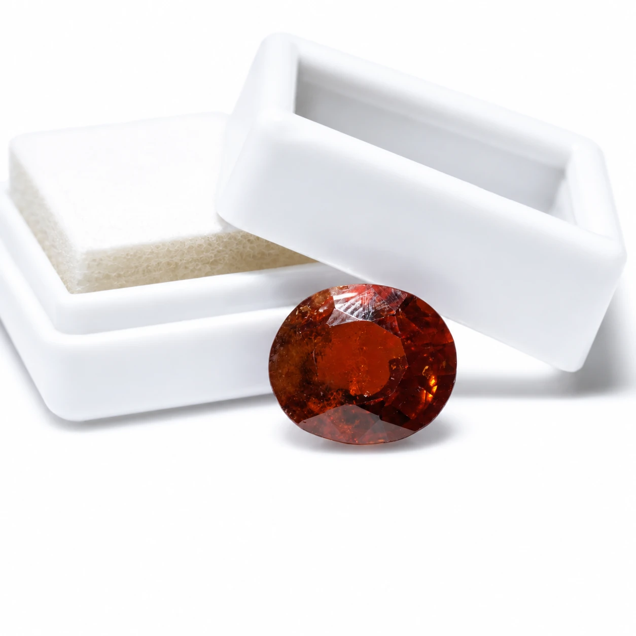 6.41 ct certified Hessonite Garnet primary