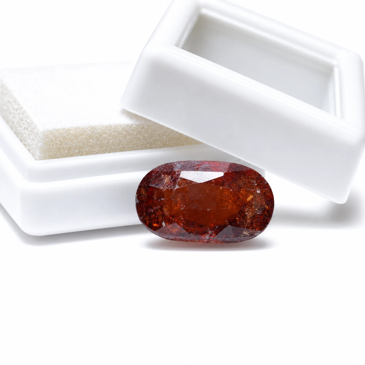 7.42 Carat Natural Hessonite Garnet primary