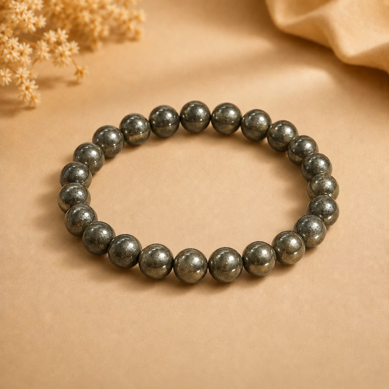 Natural Pyrite Bracelet