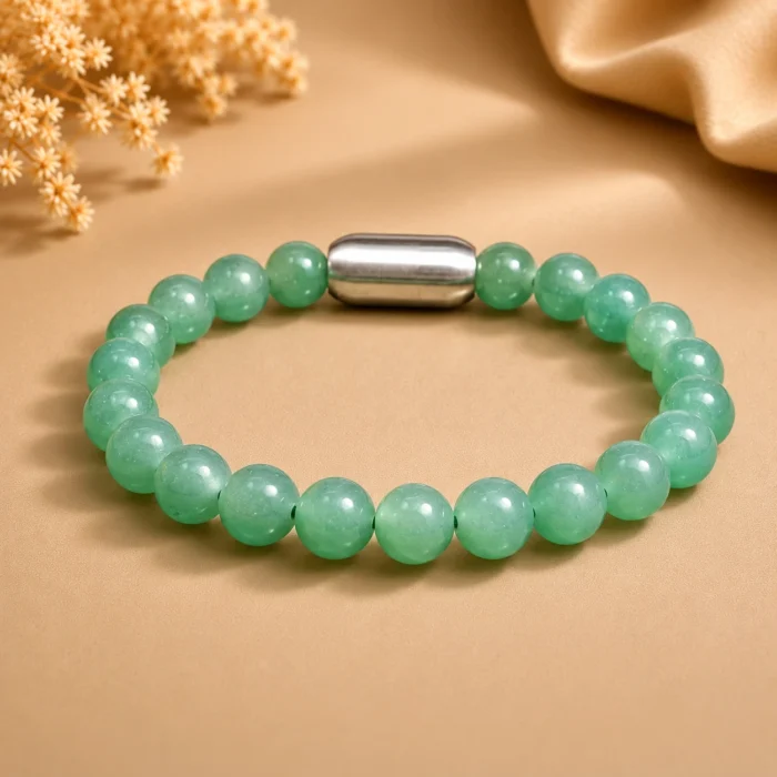 Certified Green Aventurine Bracelet for Men & Women