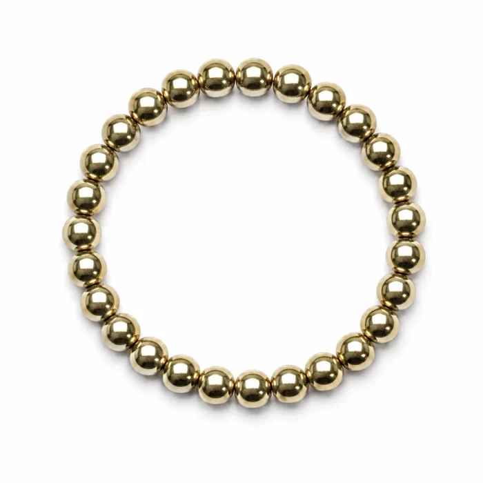 Natural Golden Pyrite Bracelet for Prosperity & Positive Energy
