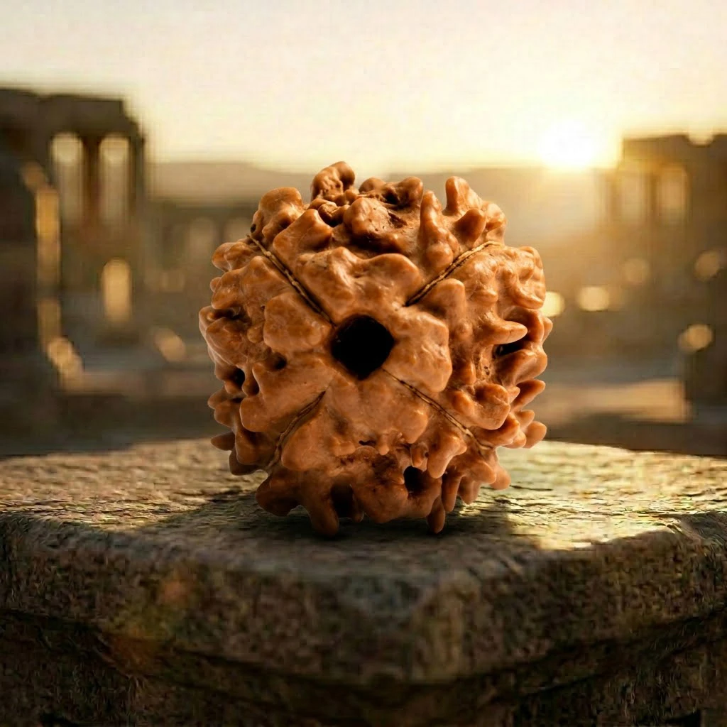 3 Mukhi Nepali Rudraksha background