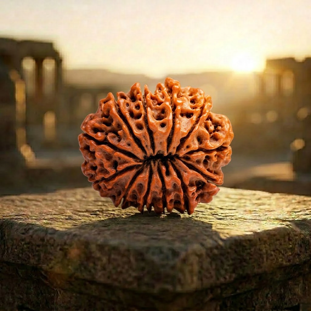 Natural 12 Mukhi Rudraksha background