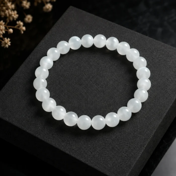 Original Selenite Bracelet for Peace | Lab Certified