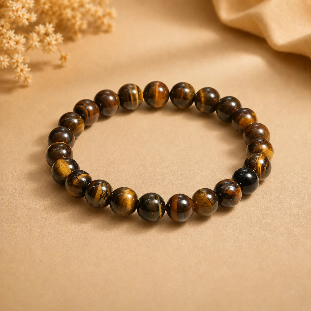 Tiger Eye Bracelet by Gemsagar