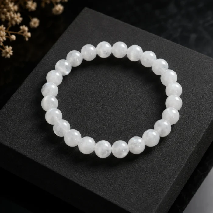 White Moonstone Bracelet Benefits for Women | Gemsagar