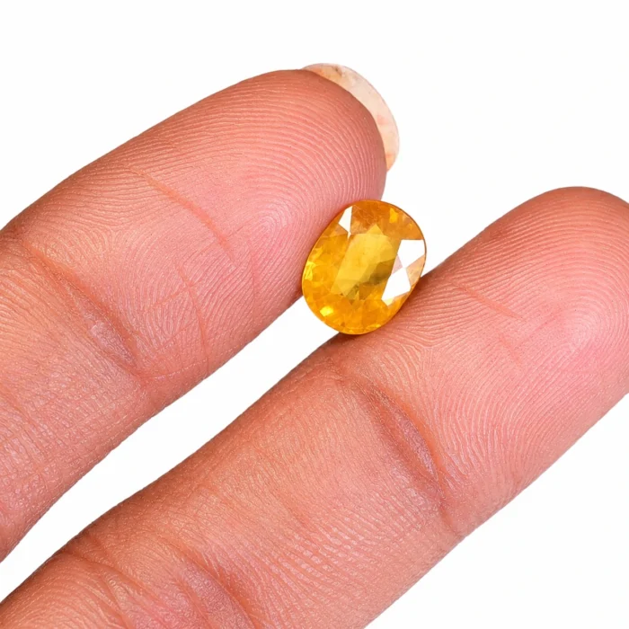 Natural Yellow Sapphire (Pukhraj) – 3.30 carat