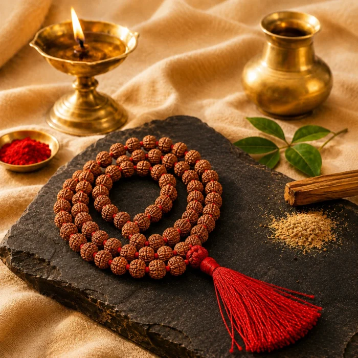 Rudraksha Mala – 108 Beads Natural Japa Mala