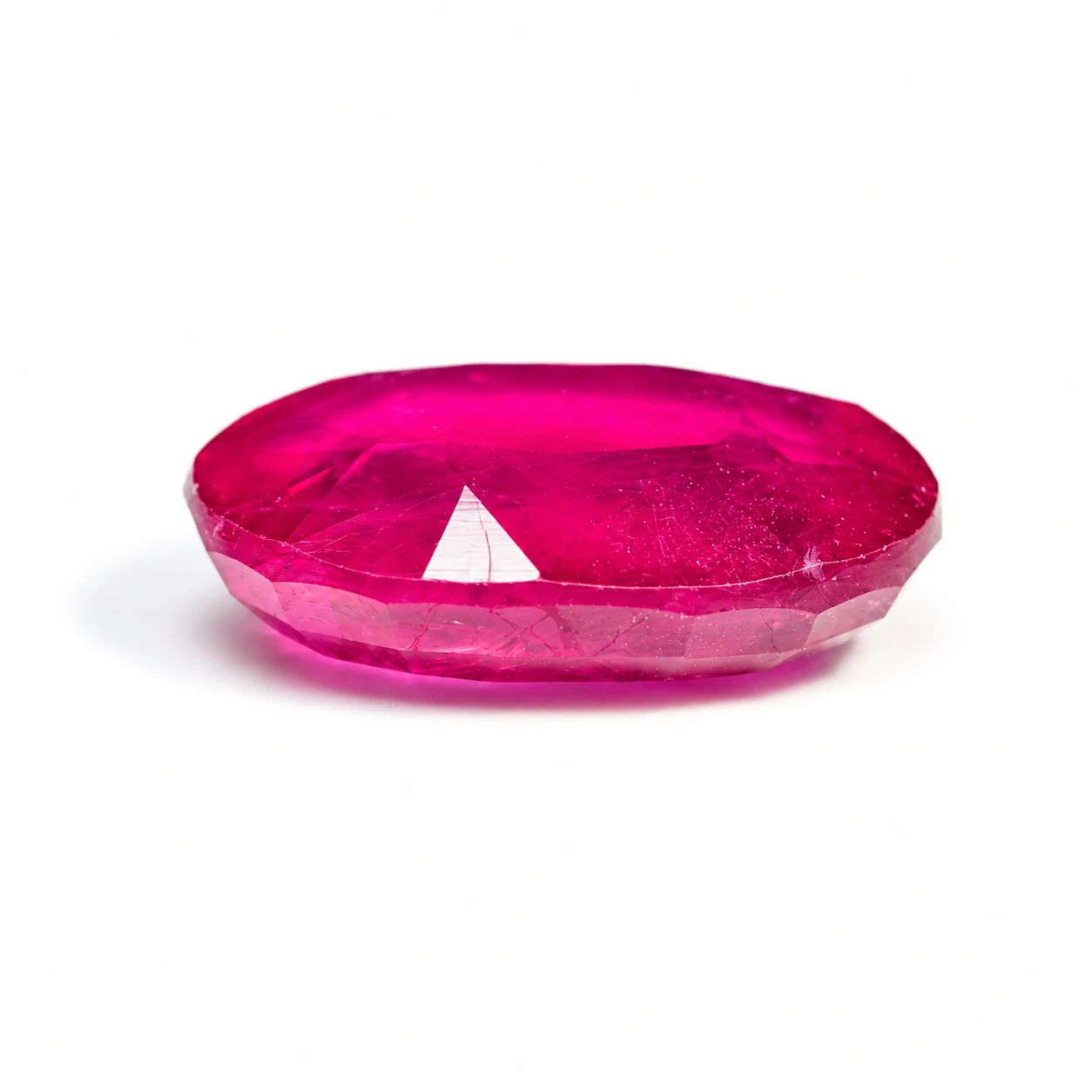6.95 ct l Pink Ruby stone sides