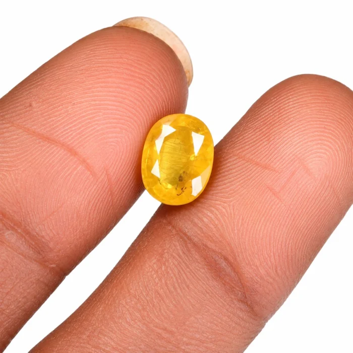 Natural Yellow Sapphire (Pukhraj) – 10.75 carat
