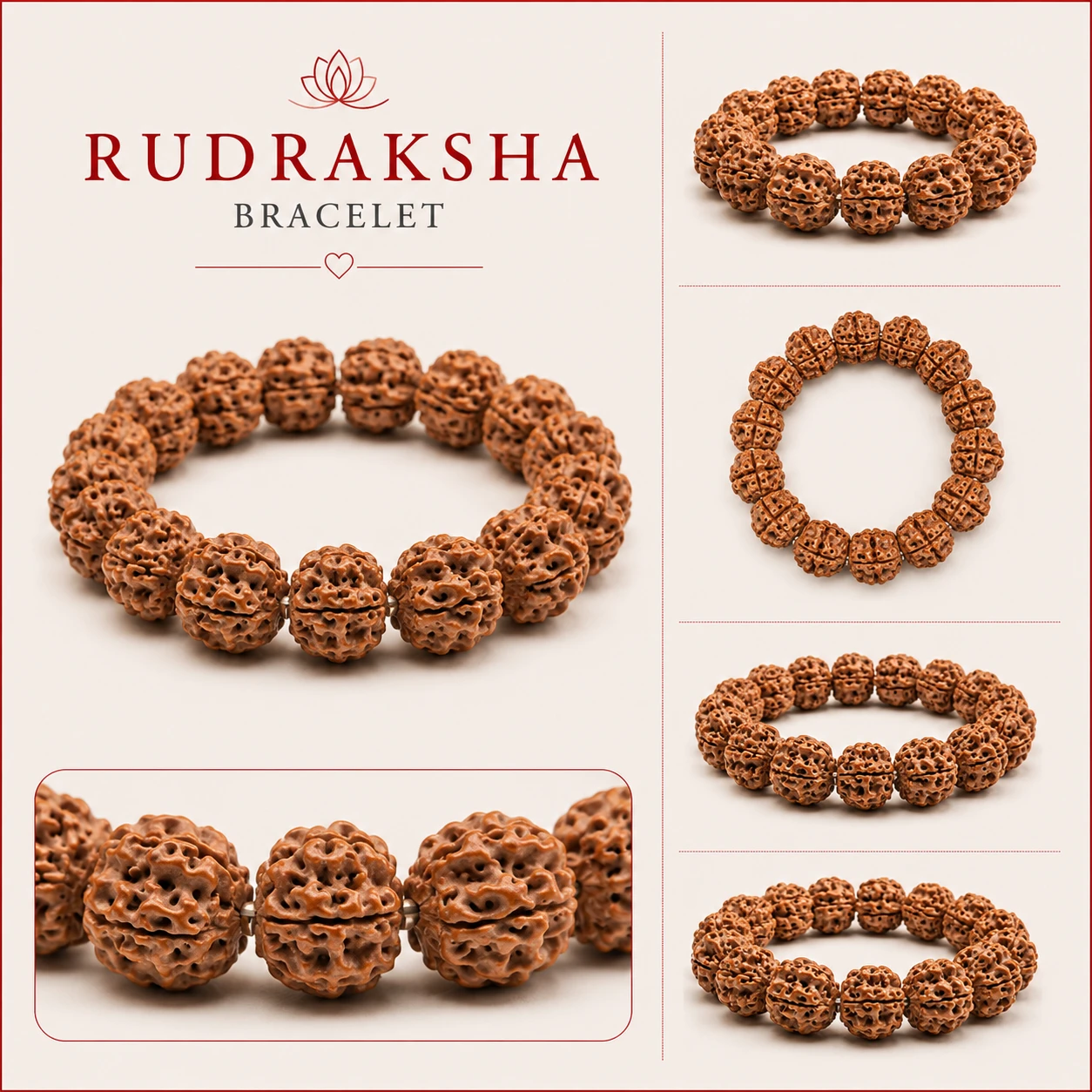 Original Rudraksha Bracelet | Spiritual & Daily Wear - Image 4