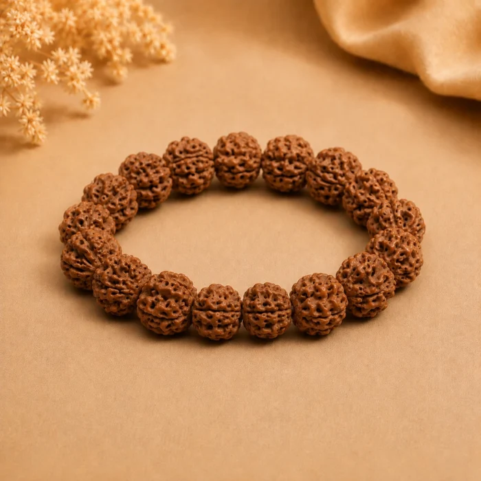 Natural Rudraksha Bracelet | Meditation & Prayer