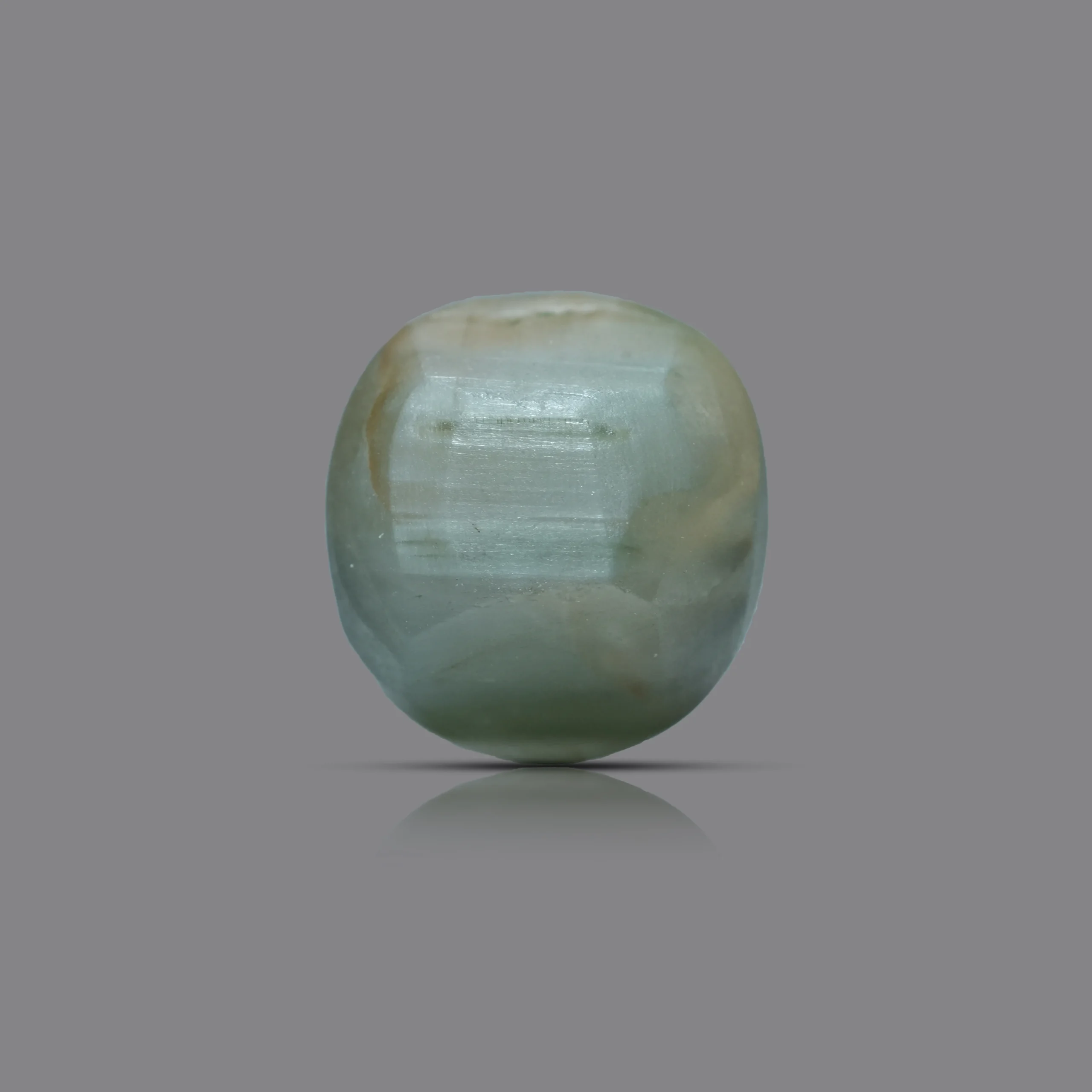 Natural Cat Eye (Lehsunia) gemstone 6.55ct backside