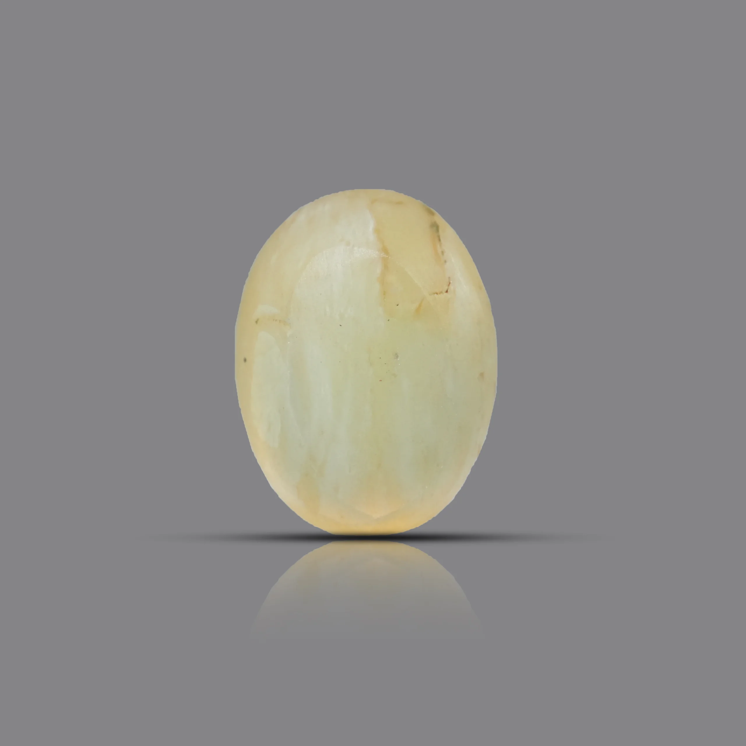 Natural Cat Eye (Lehsunia) 4.95 ct backside